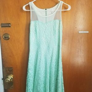 Mint green cocktail/graduation dress